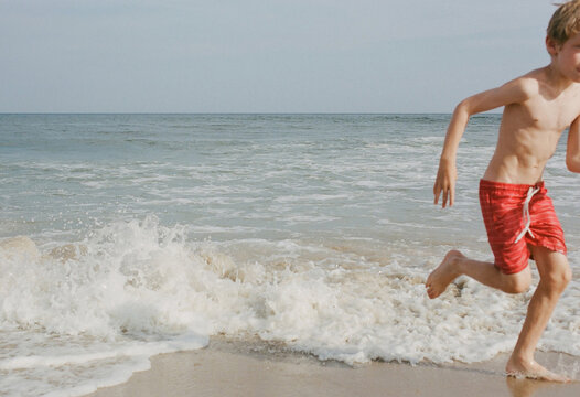 Chased by Waves