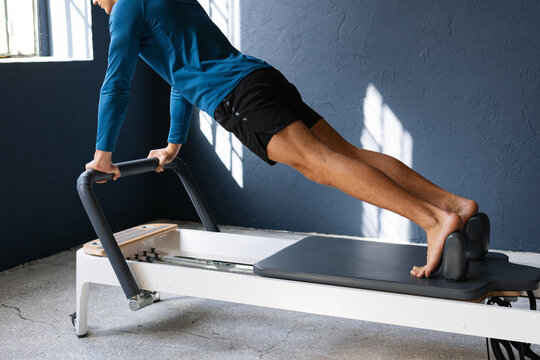 Young Athlete Doing Pilates