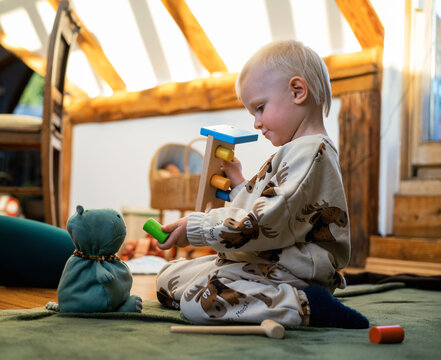 A child playing