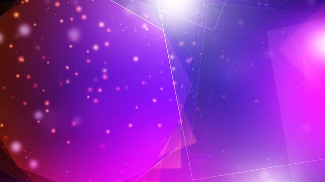 abstract glasses motion background with particles and spotlight