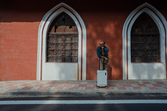 Waiting on a Colorful Street