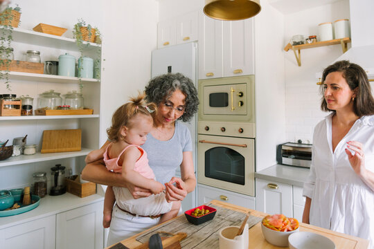  Grandmother, Mother, and Toddler