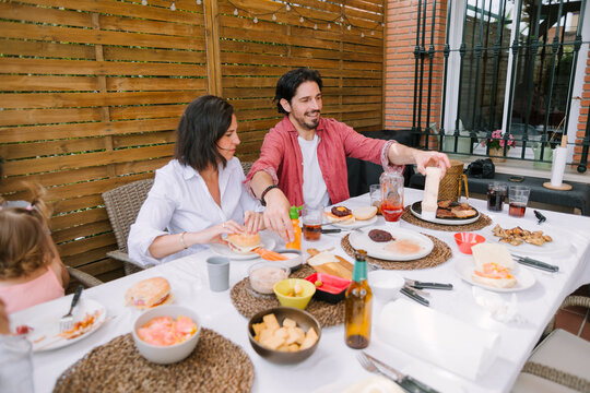 family enjoying time together