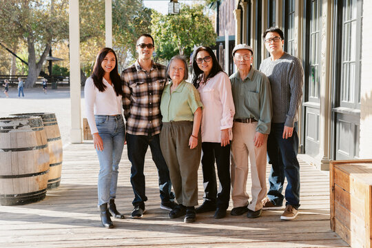 Family Standing Together