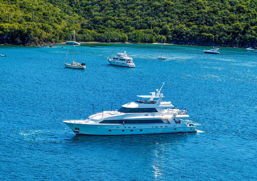 Yacht in St. Thomas Harbor