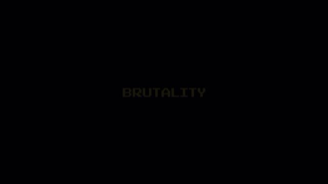 8 Bit Pixel Text BRUTALITY Retro Gaming Typography Motion Graphic