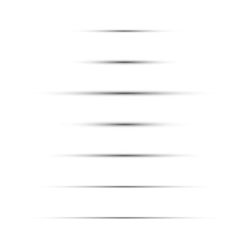 Set of Minimalist UI UX Web Design Dividers and Page Separators with Soft Drop Shadows