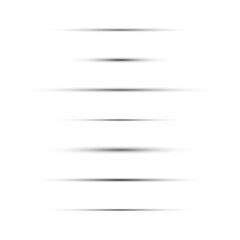 Obraz premium Minimalist black shadow dividers for clean web interface design and digital paper separators