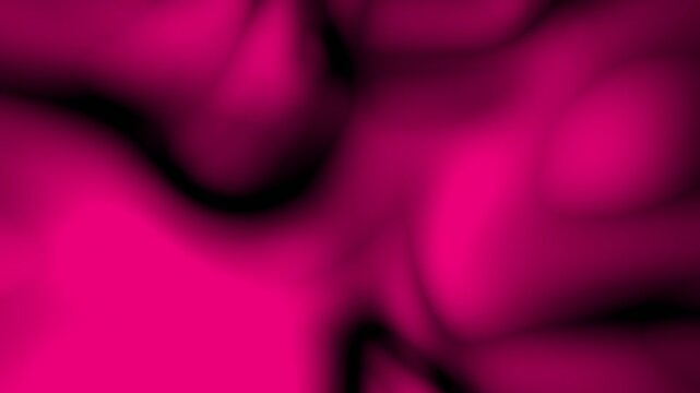 Abstract flowing magenta and black gradient background animation. Smooth liquid-like movement creates a dynamic and vibrant visual effect, ideal for modern digital designs and energetic