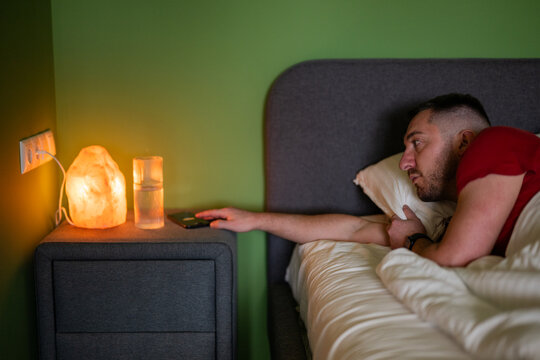 Clock phone alarm going off