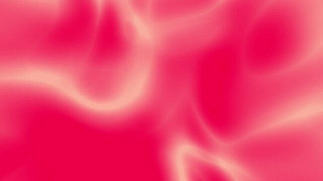 Abstract flowing organic shapes in a vibrant fuchsia and soft cream color palette, creating a smooth, blurred, and dreamy background animation.