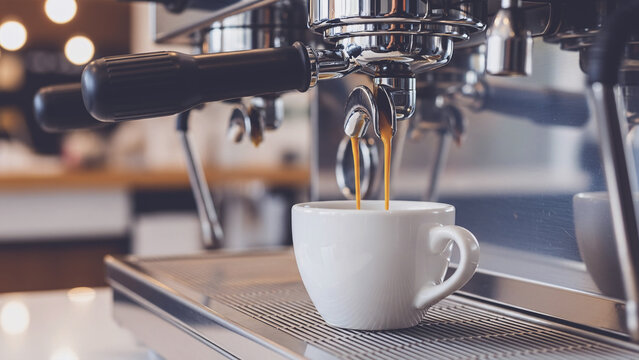 high quality espresso coffee making background image