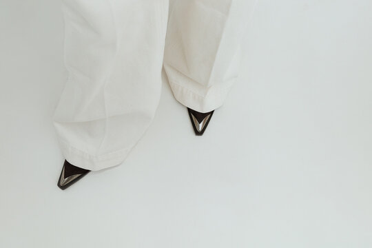 White fashion detail 

