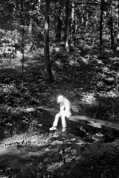 Hiker in the Sunlight