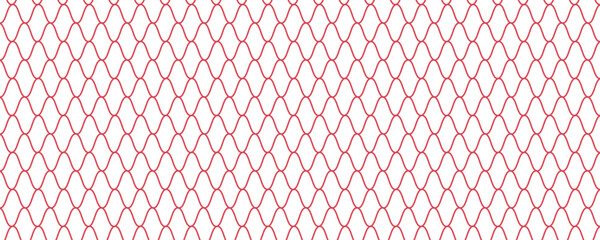 Mesh texture for fishing net. Seamless pattern for sportswear or football gates, volleyball net, basketball hoop, hockey, athletics. Abstract net background for sport. Vector © inayah