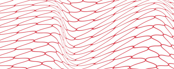 Mesh texture for fishing net. Seamless pattern for sportswear or football gates, volleyball net, basketball hoop, hockey, athletics. Abstract net background for sport. Vector © inayah