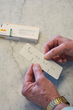 Person taken prescription medication