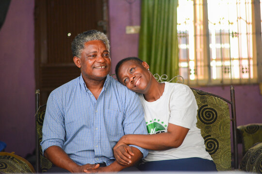 Happy retired couple