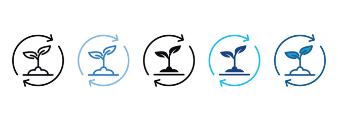 Renewable Icon Set Multiple Style Of © nurulsnd