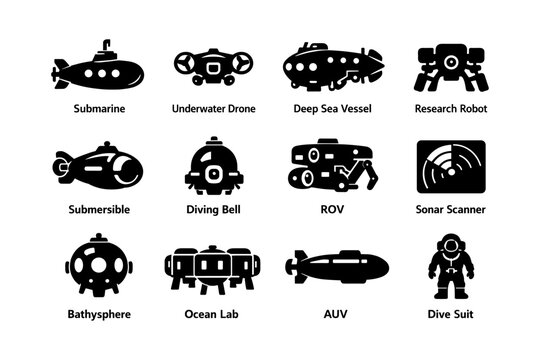 Underwater exploration vehicles: submarines, drones, and robotic technologies