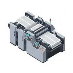 Industrial Digital Printing Machine with Control Panel.