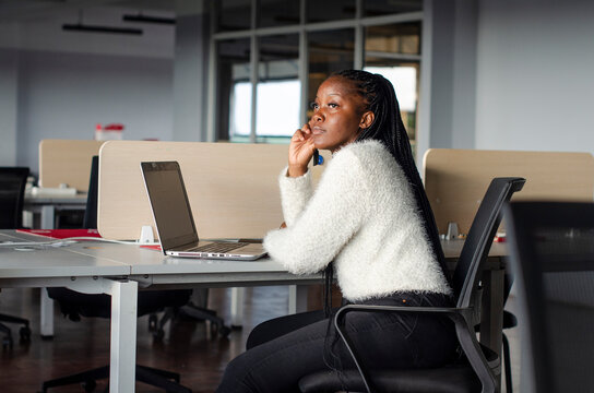 thoughtful businesswoman