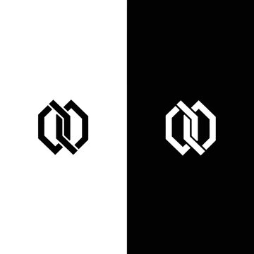 Abstract geometric logo design with interlocking hexagonal shapes.