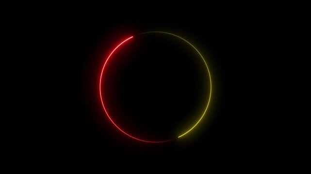 Abstract beautiful neon loading bar animated background. Spectrum looped animation.