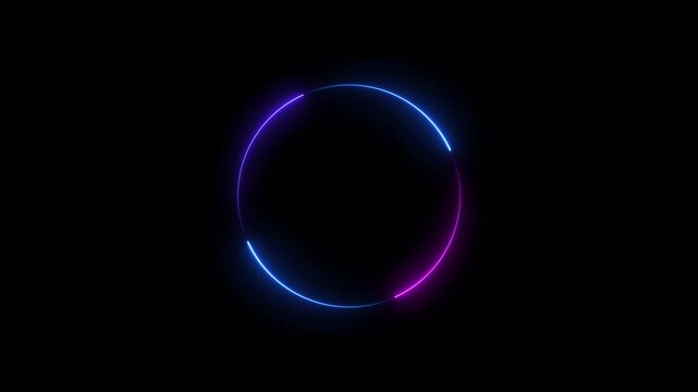 Abstract beautiful neon loading bar animated background. Spectrum looped animation.
