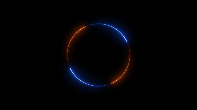 Abstract beautiful neon loading bar animated background. Spectrum looped animation.