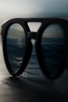 Man Wearing VR Headset Experiencing Immersive Virtual Reality and Future Technology