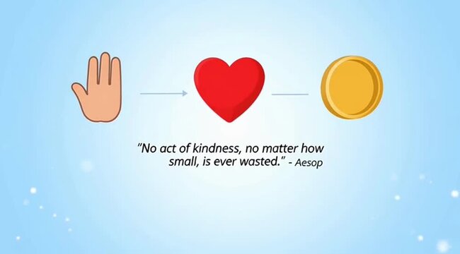 Heartfelt Connection: Abstract Love and Support Icon for Care & Solidarity