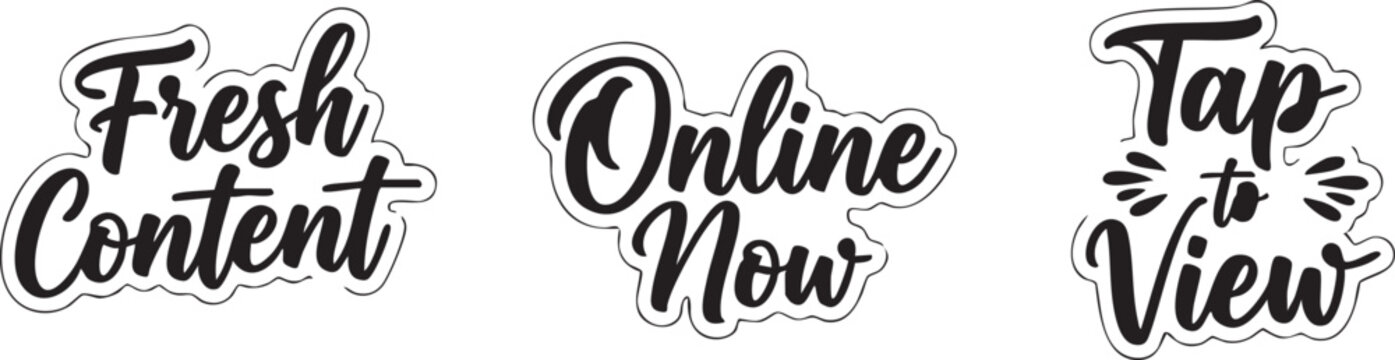 Fresh content online now, tap to view engaging updates