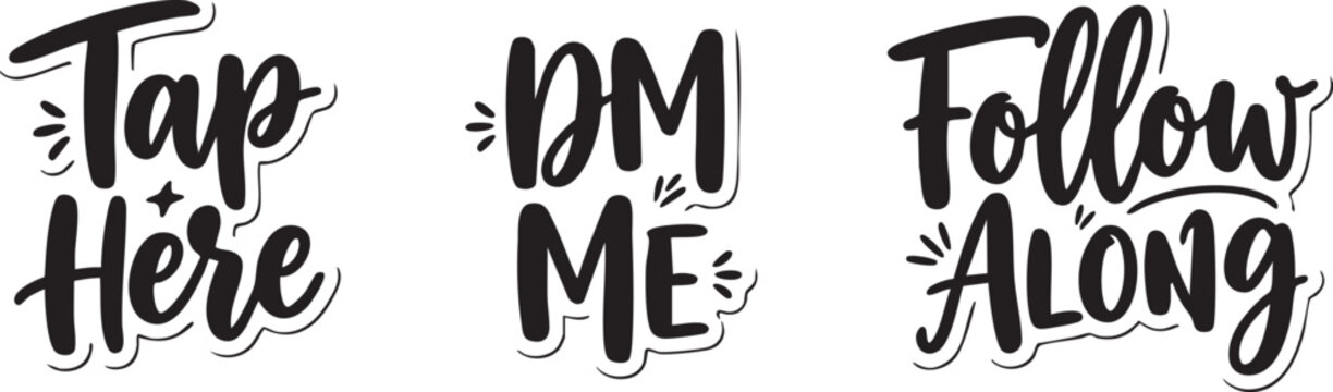 Engaging calls to action for social media engagement, encouraging interaction.