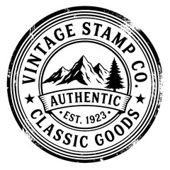 Vintage Stamp Vector Design PNG