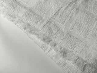 Obraz premium The ihram garment is part of the pillars of the Islamic pilgrimage, the Hajj, and the Umrah. Men's clothing is made from two pieces of white cloth without seams or hems (usually a towel-like material)