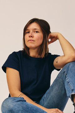 Woman posing for a photo
