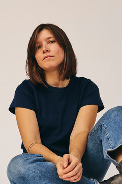 Woman posing for a photo