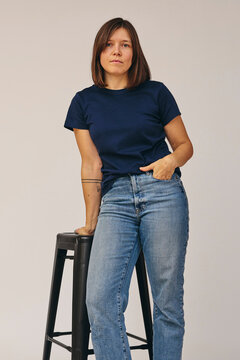 Woman posing for a photo