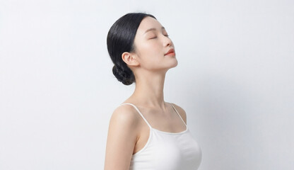 若い女性のビューティーイメージ