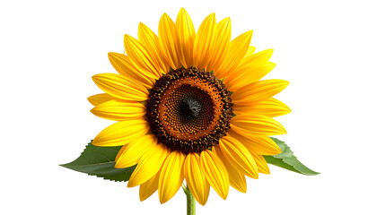Obraz premium A vibrant, detailed close-up of a sunflower, petals fanned against a black background