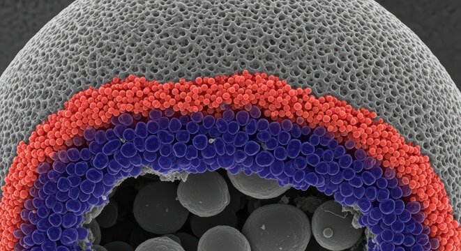 High Resolution Cross Section Of Bovine Oocyte With Perivitelline Space For Advanced Assisted Reproductive Technology Research