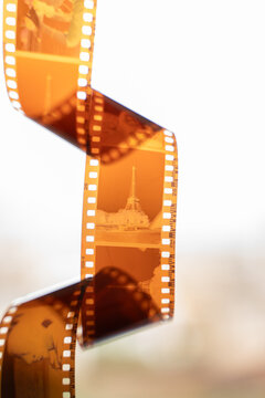 Paris negative film strip