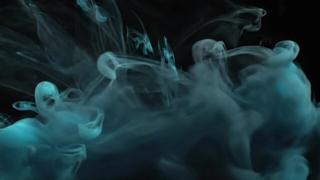 Ethereal Fluid Dynamics The subtle and graceful interaction of viscous liquids, rendered with a mysterious and artistic touch.