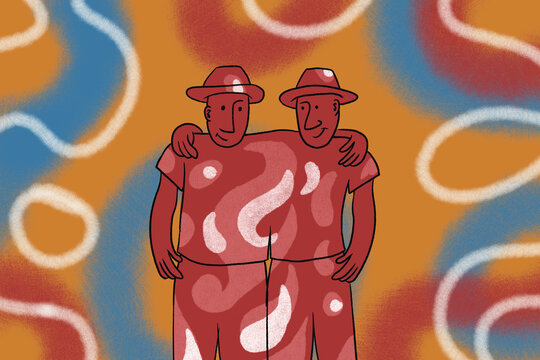 Best Friends rave pattern