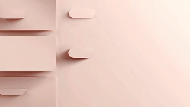 障害の切り分けを想起させる抽象テック背景 ミニマルなパネル構成の背景動画.生成AI