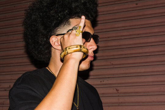 Modern Man with jewelry