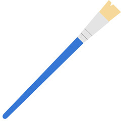 Blue paint brush