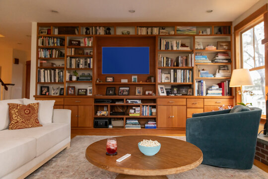 Streaming tv content screen comfortable living room 
