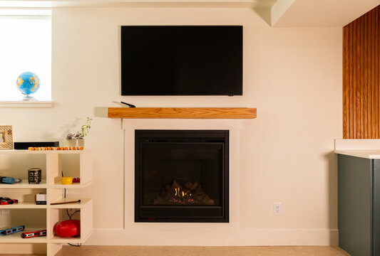 Blank Television Screen with remote control  